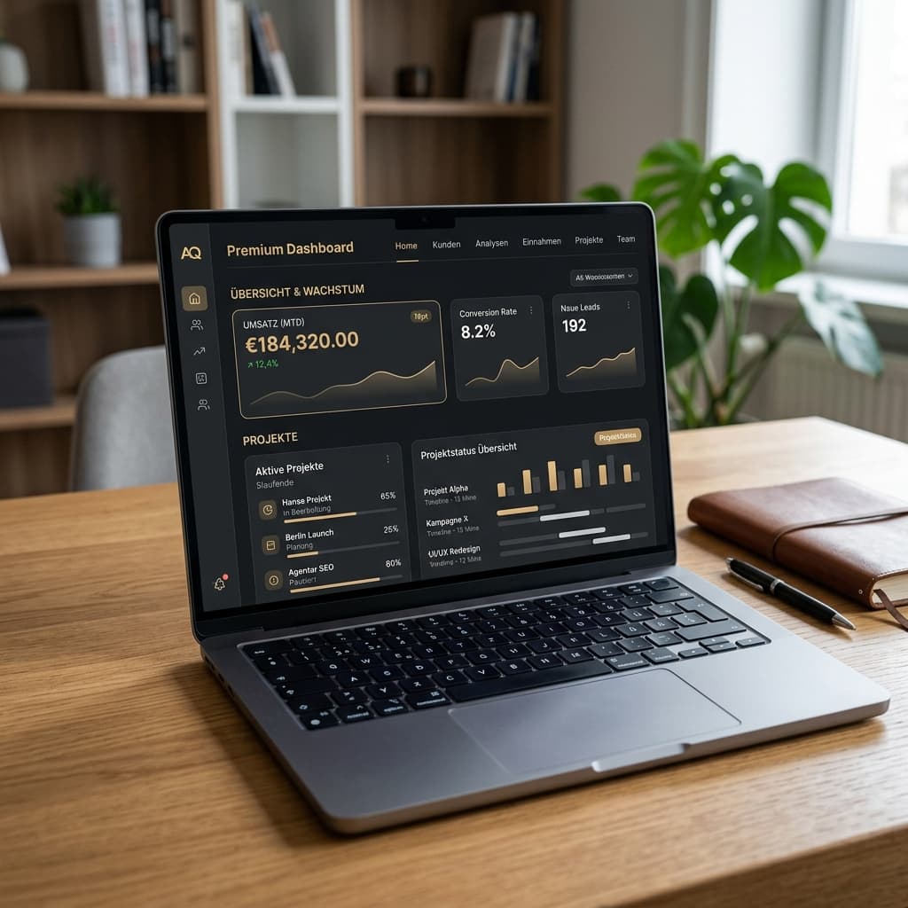 Nachher: Premium Web-App Design