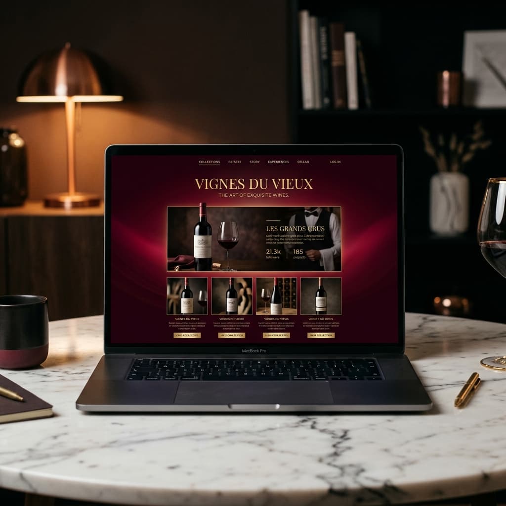 Moderne Firmen-Website